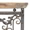 71" Brown Rustic Ornamental Wood & Metal Wall Décor